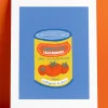 ANNE JULIE DUDEMAINE Tomato Cane Poster