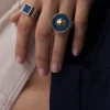 ANNE-MARIE CHAGNON Wallis ring - Azure