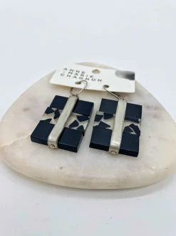 ANNE-MARIE CHAGNON Zazie Earrings-Translucent Black