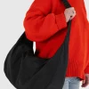 BAGGU Large Crescent Nylon Bag - Black