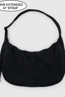 BAGGU Large Crescent Nylon Bag - Black