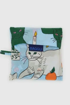 BAGGU Large Reusable Bag - Cats Table
