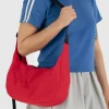 BAGGU Medium Crescent Nylon Bag - Candy Apple