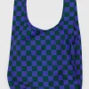 BAGGU Standard Reusable Bag - Iris Green Check