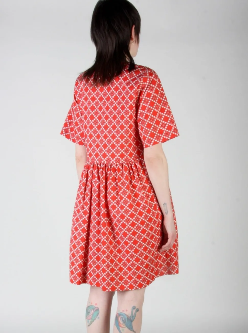 BIRDS OF NORTH AMERICA Citril Finch Dress - Red Patches
