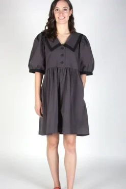 BIRDS OF NORTH AMERICA Fulvetta Dress - Iron