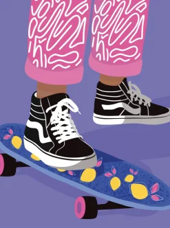 BLACK PEARL Skate Poster