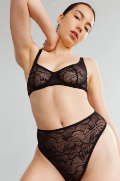 BLUSH Euphoria High Waist Tanga - Black
