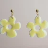 BON MATIN Bamboo Flower Earrings