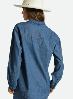 BRIXTON Bowery Overshirt - Indigo