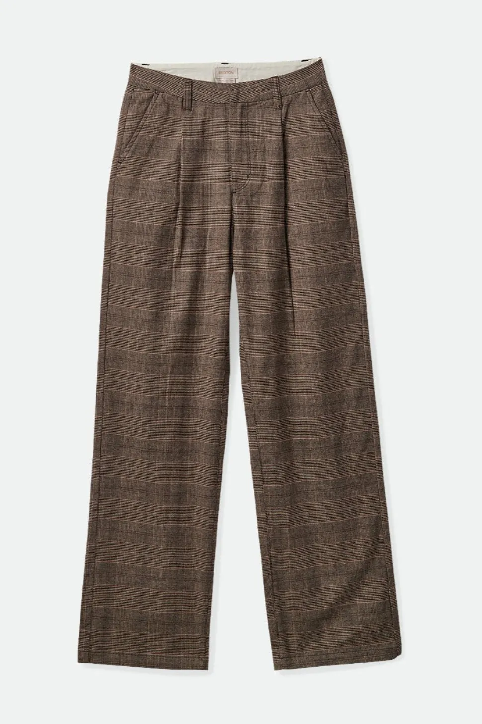 BRIXTON Ludlow Trousers - Brown and Cream