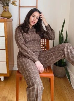 BRIXTON Mersey Jumpsuit - Washed Brown