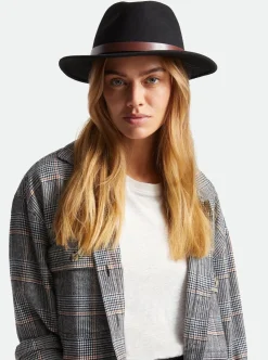 BRXITON Messer Fedora Hat - Black