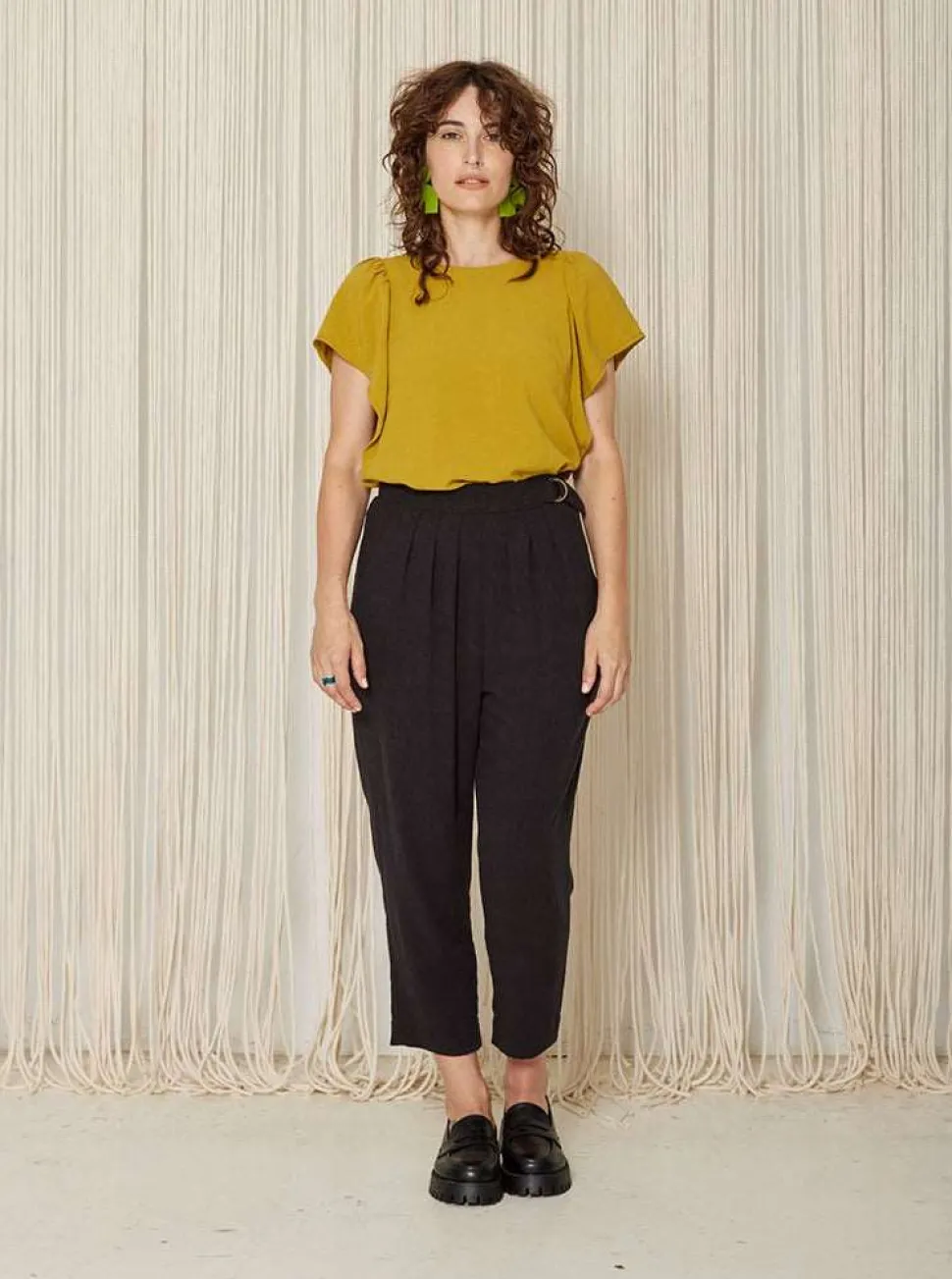 COKLUCH La Vie Blouse - Brush Agave