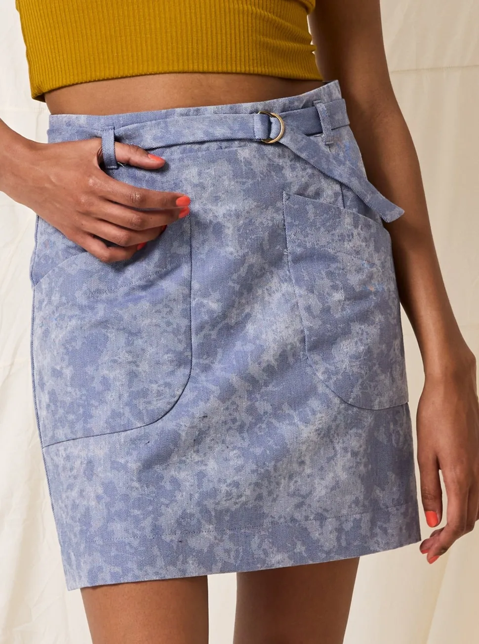 COKLUCH Paquerette Skirt - Denim