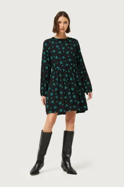 COMPANIA FANTASTICA Dress - Green Hearts