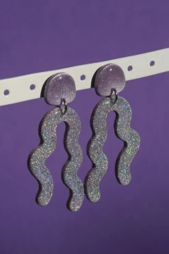 CROCODILE AGILE Gabie Earrings - Serpentine Glitter