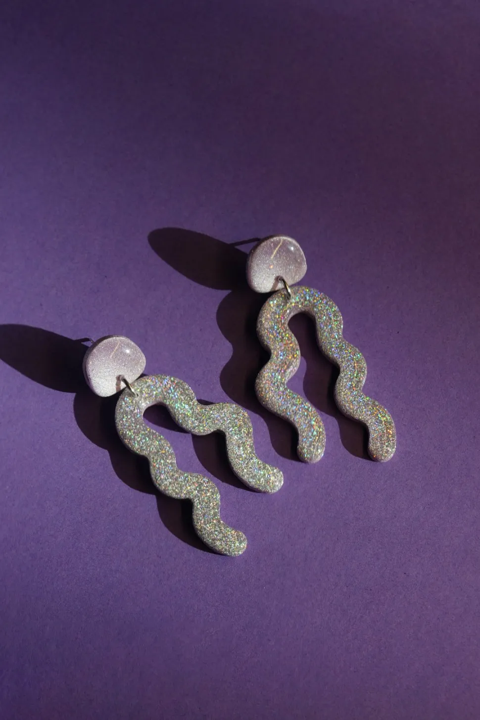 CROCODILE AGILE Gabie Earrings - Serpentine Glitter