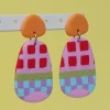 CROCODILE AGILE Garance Earrings - Colorful Patchwork