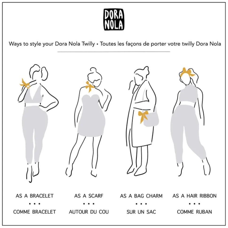 DORA NOLA Silk Twilly - Guardians