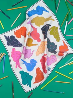 DORA NOLA Small Silk Scarf - History of Art