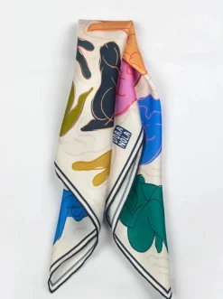 DORA NOLA Small Silk Scarf - History of Art