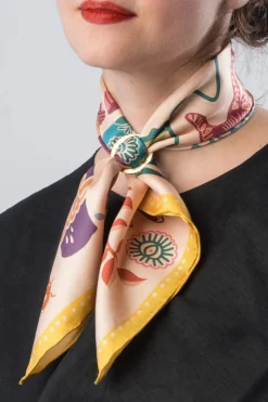 DORA NOLA Small Silk Scarf - The Keeper