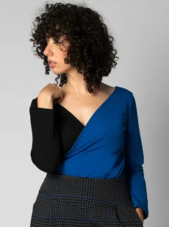 EVE LAVOIE Vague Rayan wrap top
