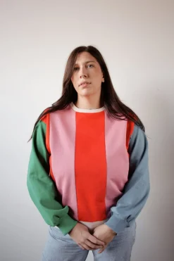 FABRIQUE Z Colorblock Sweater