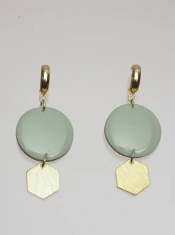 GOOD MORNING Hexa Earrings