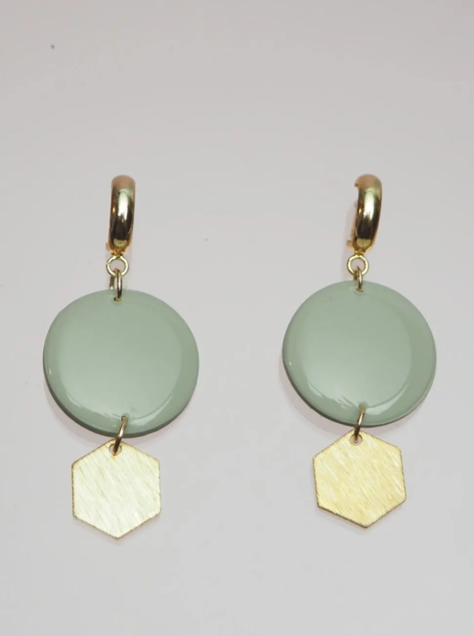 GOOD MORNING Hexa Earrings