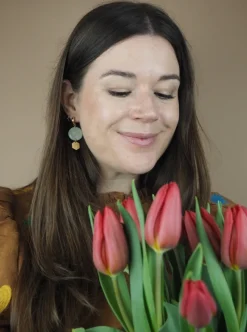 GOOD MORNING Hexa Earrings