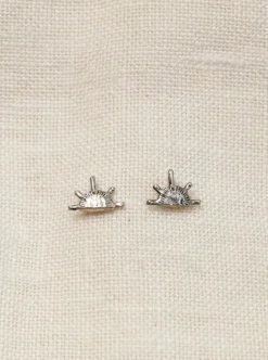 HAWKLY Sunburst Stud Earrings - Bronze