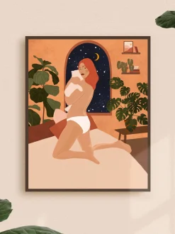 ITSFUNNYHOWWW Print - Cat Woman