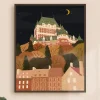 ITSFUNNYHOWWW Print - Chateau Frontenac at Night