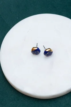 KAG Hexagon Ceramic Earrings