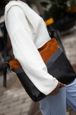 KAZAK Tivoli Bag - Rust and Black