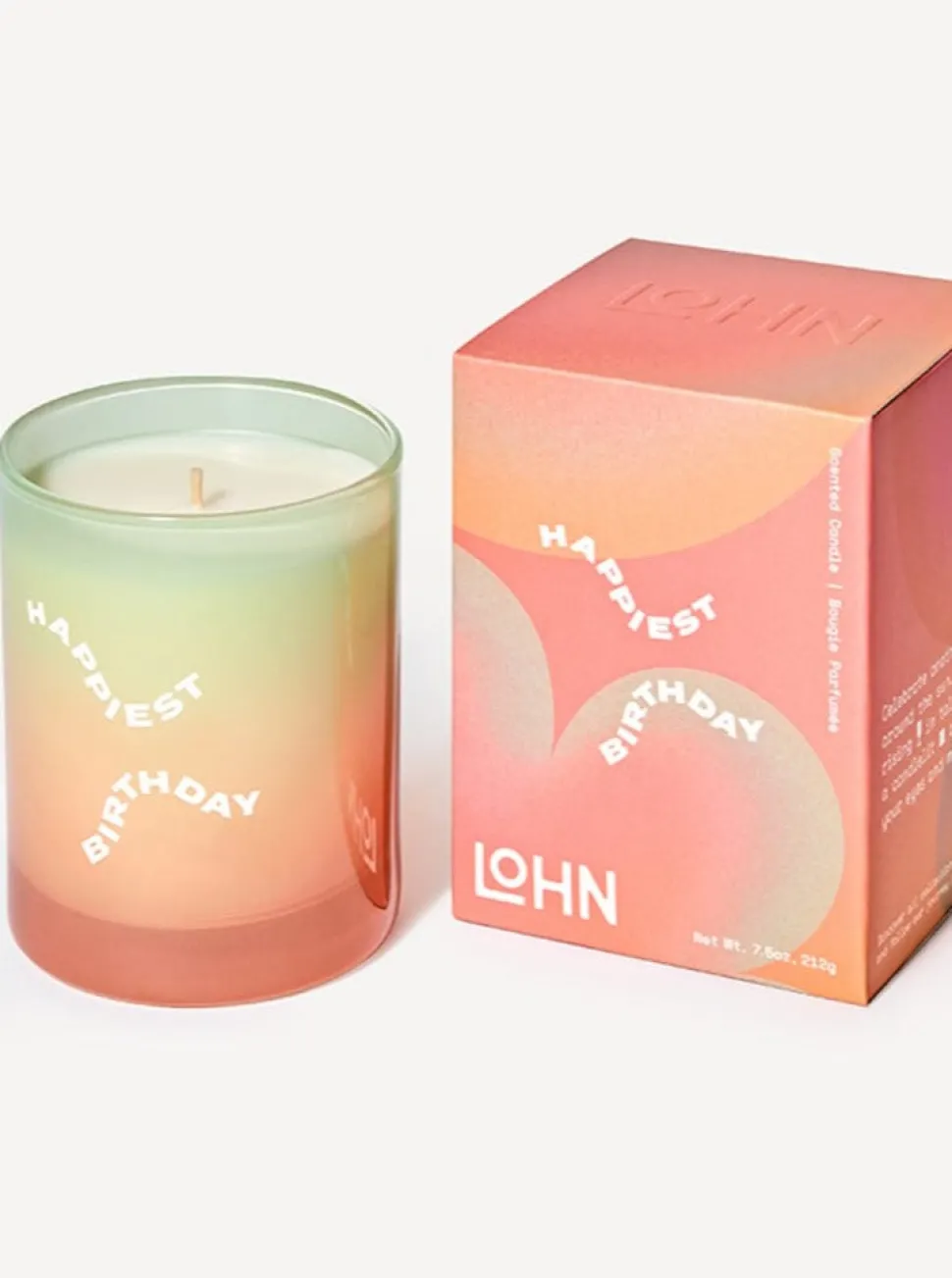 LOHN Happy Birthday Candle