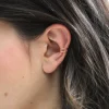MAKSYM - Hammered Ear Cuff - Gold