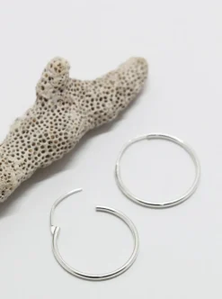 MAKSYM Hinged rings 20mm - Silver