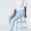 MAVI Alissa Super Skinny Plume Jeans - Ice Blue