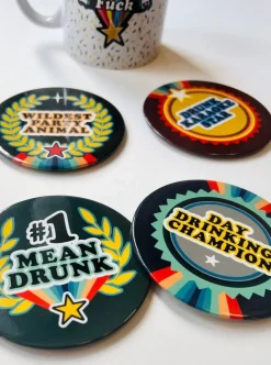 MERCI BONSOIR Coasters - Bastard