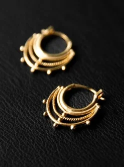 NOIR KALA Cosmic Rings - Gold Vermeil