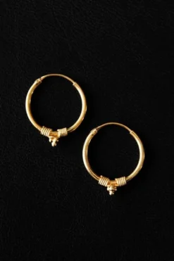 NOIR KALA Guidance Hoop Earrings