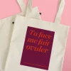 OUI MANON Sac Tote Bag - Ta face me fait ovuler