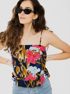 PINEAPPLE BANANAS Isabella Camisole - Tropical Navy