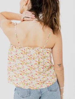 PINEAPPLE BANANAS Isabella Camisole - White flower