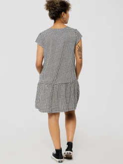 PINEAPPLE BANANAS Séoul dress - Black checks