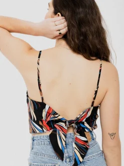 PINEAPPLE BANANAS Top Lily - Black pattern