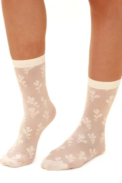 RACHEL Floral Transparent Socks